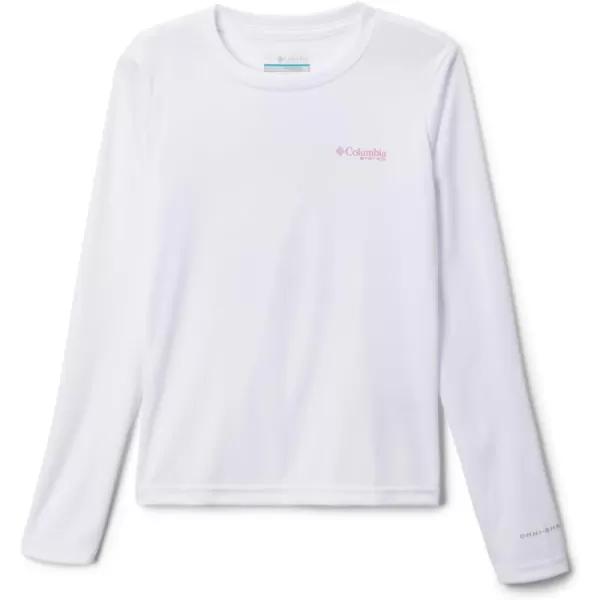 imageColumbia Girls Tidal Tee PFG Palm RiseWhitePfg G Palm Rise