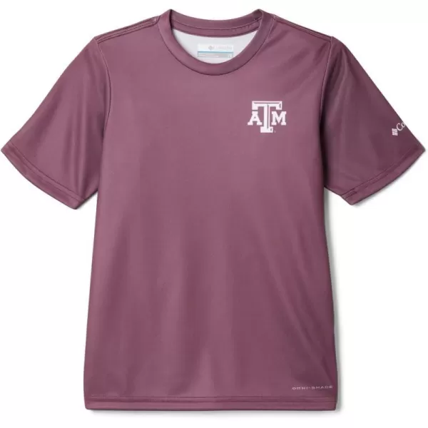 imageColumbia Kids Collegiate Terminal Tackle Short Sleeve ShirtTam  Deep Maroon