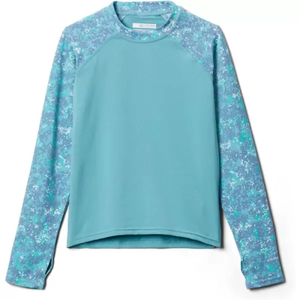 imageColumbia Kids Sandy Shores Printed Long Sleeve SunguardSea WaveSea Wave Dotty Disguise