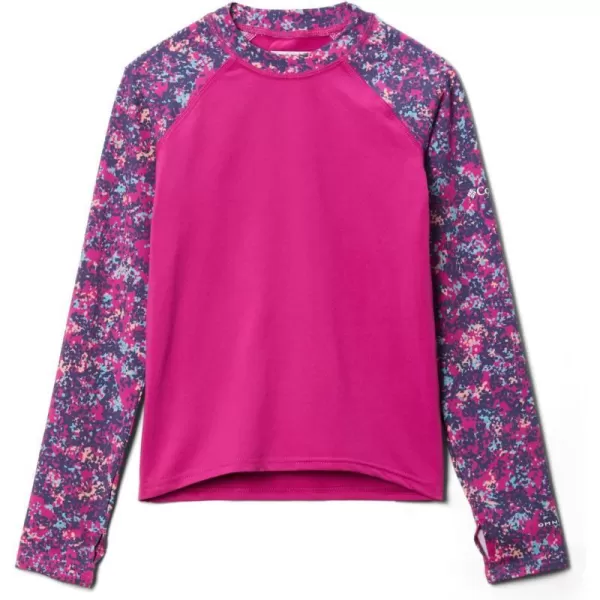 imageColumbia Kids Sandy Shores Printed Long Sleeve SunguardWild FuchsiaWild Fuchsia Dotty Disguis