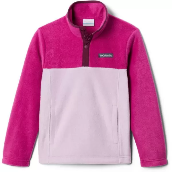 imageColumbia Kids Steens MTN 14 Snap Fleece PullOverAuraWild Fuchsia