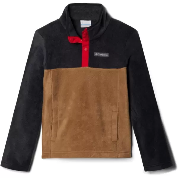 imageColumbia Kids Steens MTN 14 Snap Fleece PullOverDelta  Black