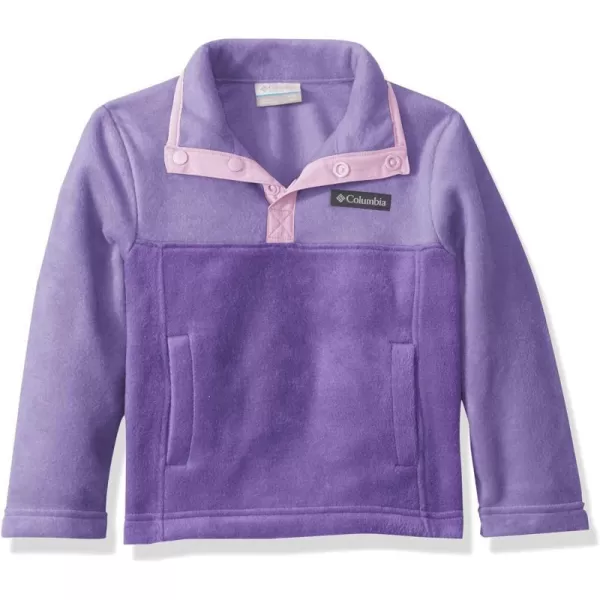 imageColumbia Kids Steens MTN 14 Snap Fleece PullOverGrape GumPaisley Purple