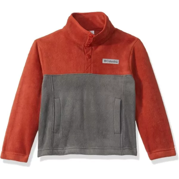 imageColumbia Kids Steens MTN 14 Snap Fleece PullOverGrillCarnelian Red