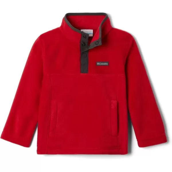 imageColumbia Kids Steens MTN 14 Snap Fleece PullOverMountain Red