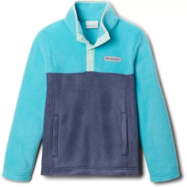 imageColumbia Kids Steens MTN 14 Snap Fleece PullOverNocturnalGeyser