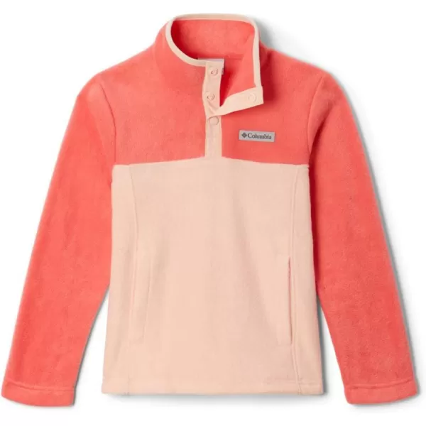 imageColumbia Kids Steens MTN 14 Snap Fleece PullOverPeach BlossomBlush Pink