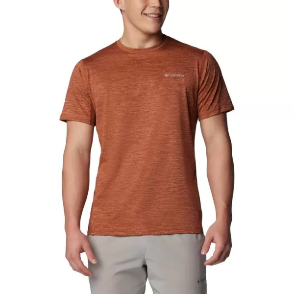 imageColumbia Mens Alpine Chill Zero Short Sleeve CrewAuburn Heather