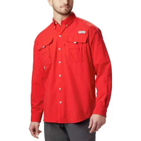imageColumbia Mens Bahama II Long Sleeve ShirtRed Spark