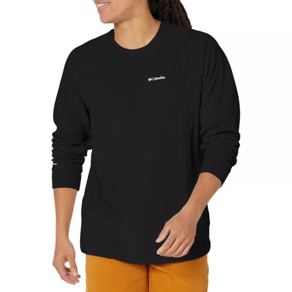 imageColumbia Mens Black Mesa Waffle Knit CrewBlack
