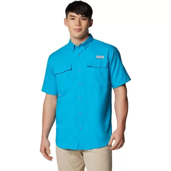 imageColumbia Mens Blood and Guts Iv Woven Short SleeveOcean Blue