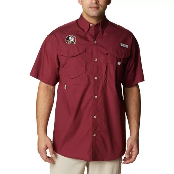 imageColumbia Mens CLG Bonehead Team Ss ShirtFsu  Cabernet