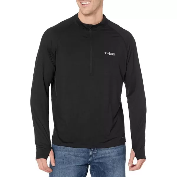 imageColumbia Mens Endless Trail 12 Zip Mesh Long SleeveBlack