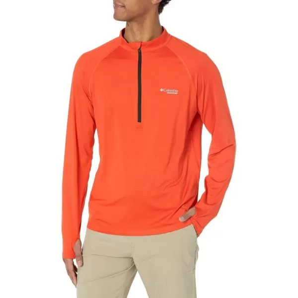 imageColumbia Mens Endless Trail 12 Zip Mesh Long SleeveSpicy