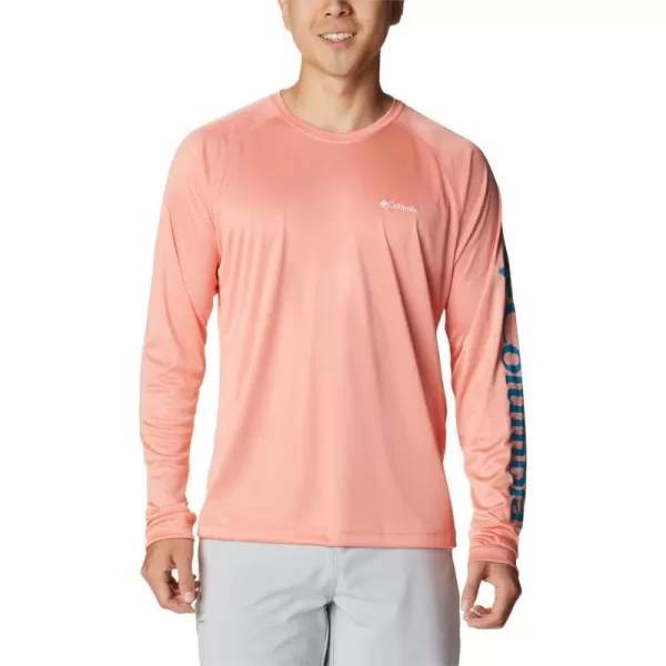 imageColumbia Mens Fork Stream Long Sleeve ShirtCoral Reef