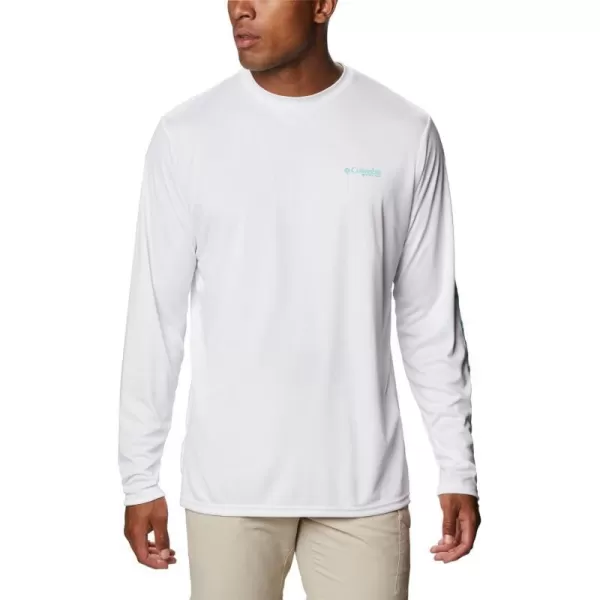 imageColumbia Mens Fork Stream Long Sleeve ShirtWhiteFlorida Keys