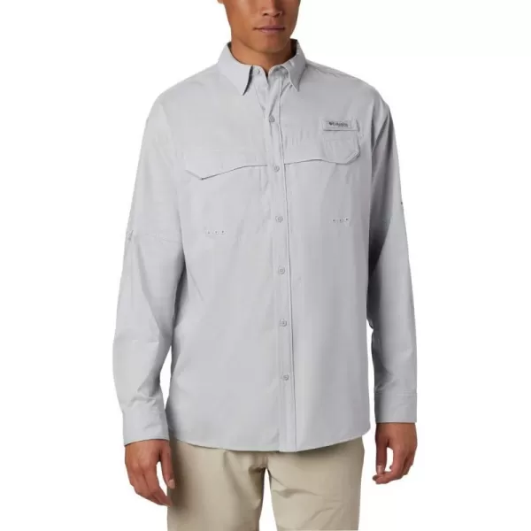 imageColumbia Mens Low Drag Offshore Long Sleeve ShirtCool GreyWhite