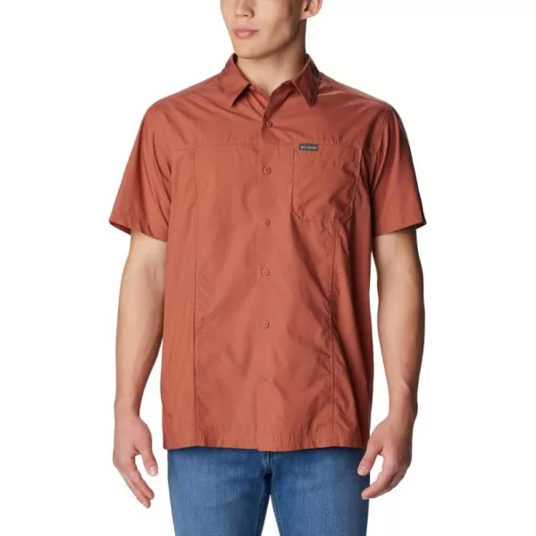 imageColumbia Mens Pine Canyon Short Sleeve Work ShirtAuburn