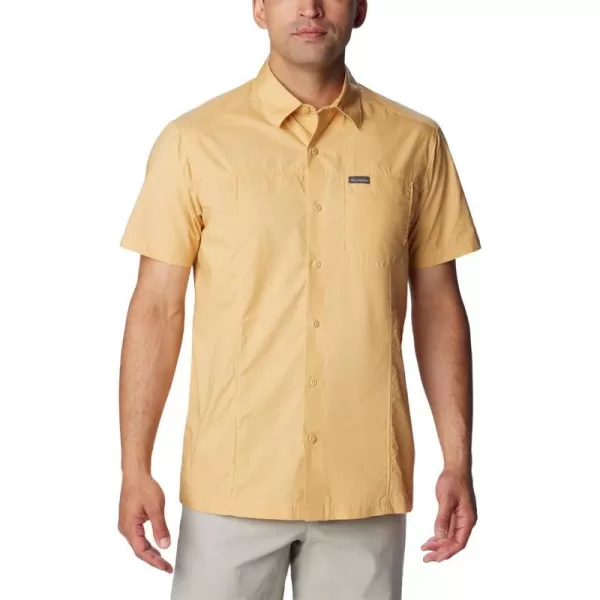 imageColumbia Mens Pine Canyon Short Sleeve Work ShirtLight Camel