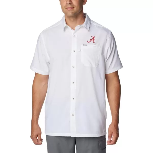 imageColumbia Mens Standard Slack Tide Camp ShirtAla  White
