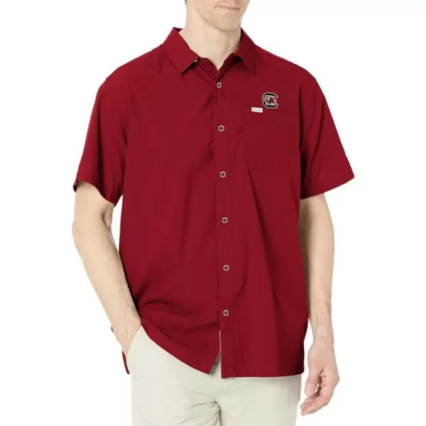 imageColumbia Mens Standard Slack Tide Camp ShirtSc  Beet
