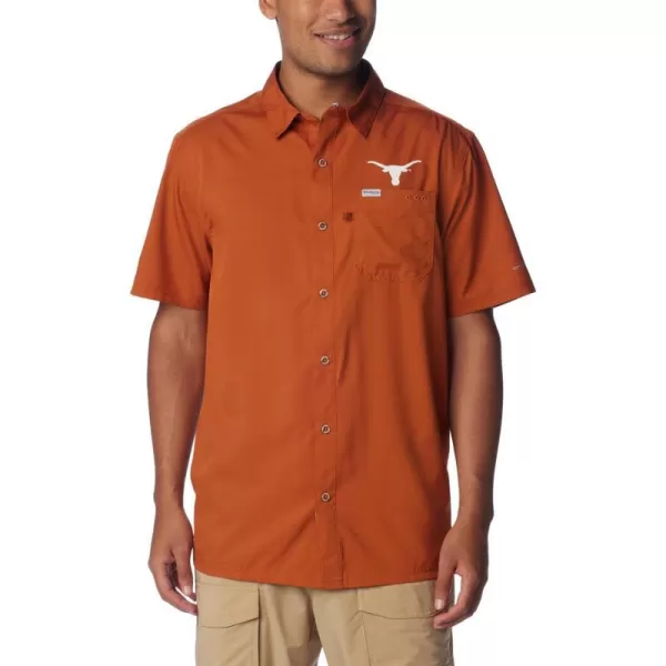 imageColumbia Mens Standard Slack Tide Camp ShirtTex  Cedar