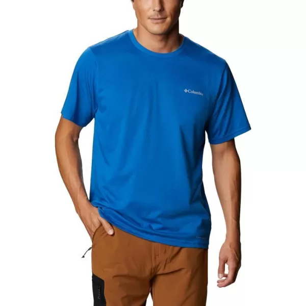 imageColumbia Mens Sun Trek Short Sleeve TeeBright Indigo