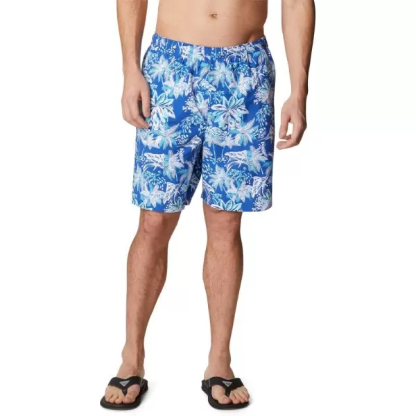 imageColumbia Mens Super Backcast Water ShortBlue Macaw Festive Fishin Print
