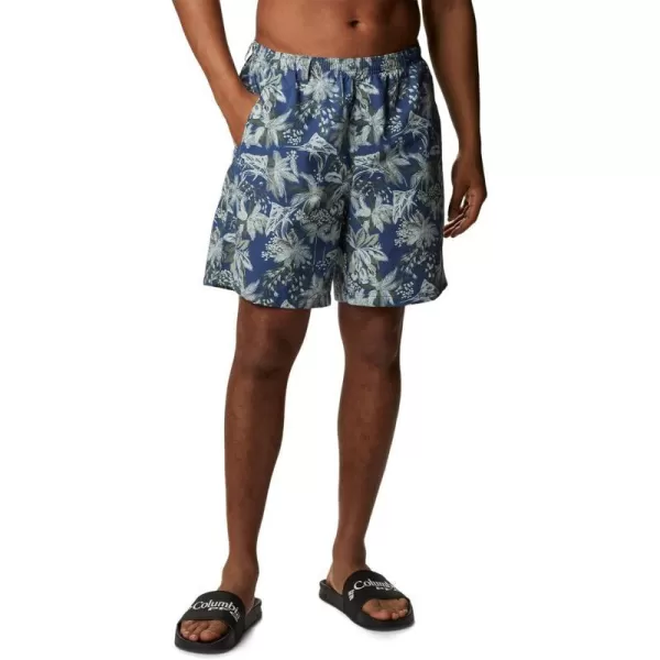 imageColumbia Mens Super Backcast Water ShortCarbon Festive Fishin Print