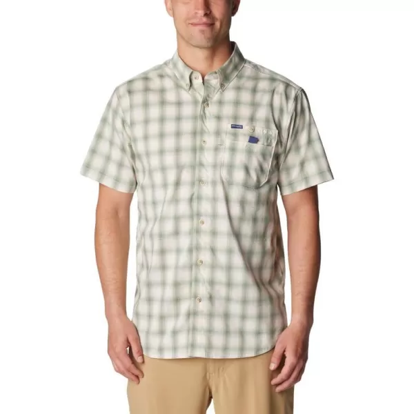 imageColumbia Mens Super Bonefish Short Sleeve ShirtPeach Fizz Ombre Check