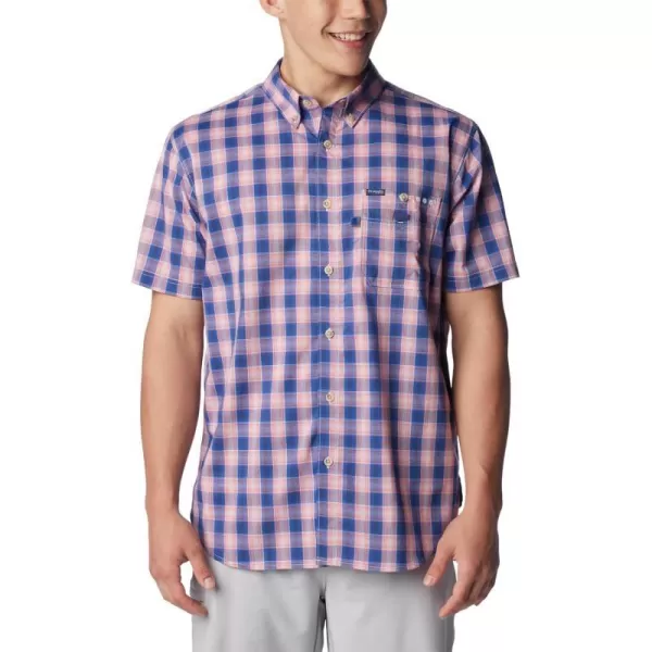 imageColumbia Mens Super Bonefish Short Sleeve ShirtSunset Red Ombre Check