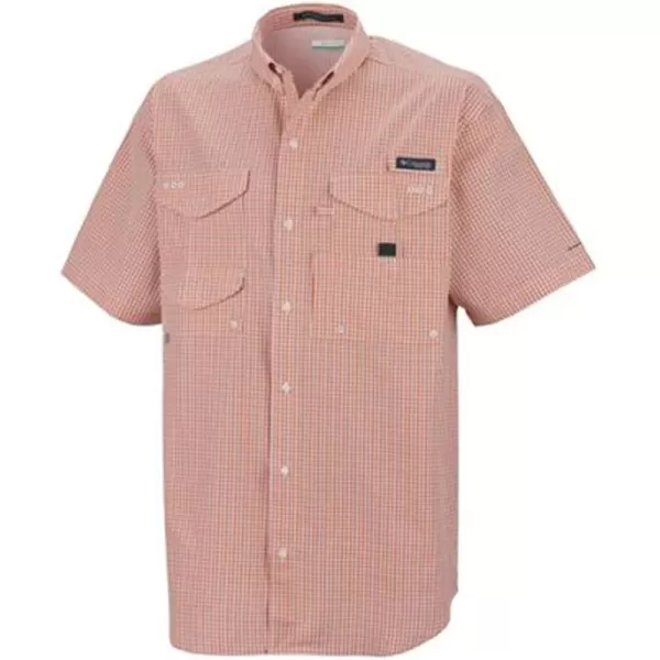 imageColumbia Mens Super Bonehead Classic SS ShirtBright PeachGingham