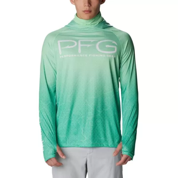 imageColumbia Mens Super Terminal Tackle Vent HoodieOcean Mint Terminal Techcamo