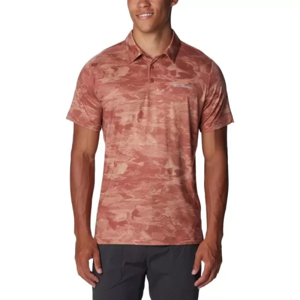 imageColumbia Mens Tech Trail Novelty PoloAuburn Beachwood
