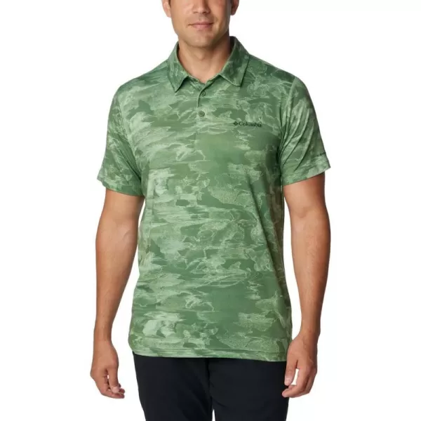 imageColumbia Mens Tech Trail Novelty PoloCanteen Beachwood