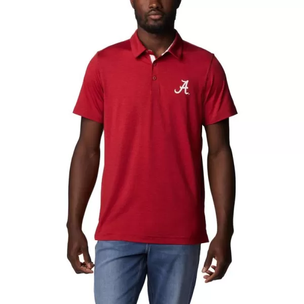 imageColumbia Mens Tech Trail PoloAla  Red Velvet