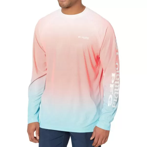 imageColumbia Mens Terminal Deflector Printed Long SleeveCorange Gradient