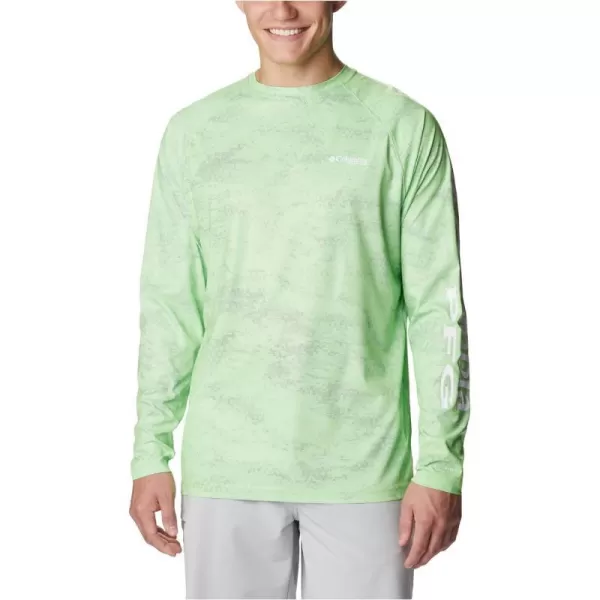 imageColumbia Mens Terminal Deflector Printed Long SleeveGreen Mamba Pfg Camo