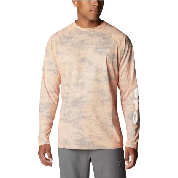 imageColumbia Mens Terminal Deflector Printed Long SleeveOrange Blast Pfg Camo