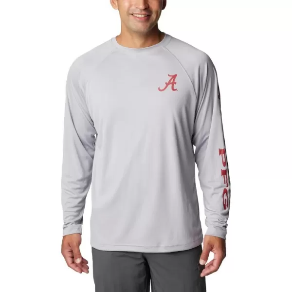 imageColumbia Mens Terminal Tackle Long Sleeve Shirt Wicking MaterialAla  Columbia Grey