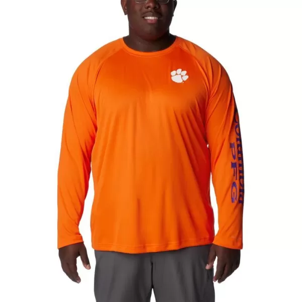imageColumbia Mens Terminal Tackle Long Sleeve Shirt Wicking MaterialCle  Spark Orange