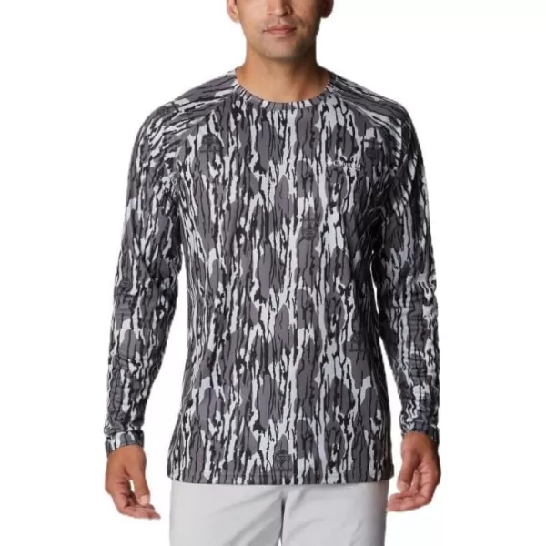 imageColumbia Mens Terminal Tackle Long Sleeve Shirt Wicking MaterialCool Grey M O Bottomland