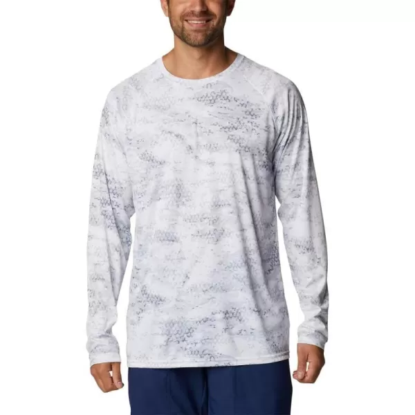 imageColumbia Mens Terminal Tackle Long Sleeve Shirt Wicking MaterialCool Grey Pfg Camo