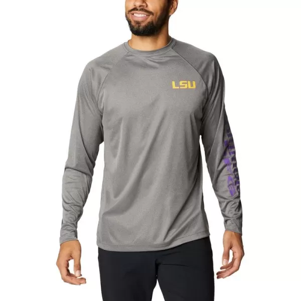 imageColumbia Mens Terminal Tackle Long Sleeve Shirt Wicking MaterialLsu Tigers 3