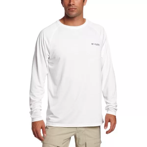 imageColumbia Mens Terminal Tackle Long Sleeve Shirt Wicking MaterialWhiteBass 2