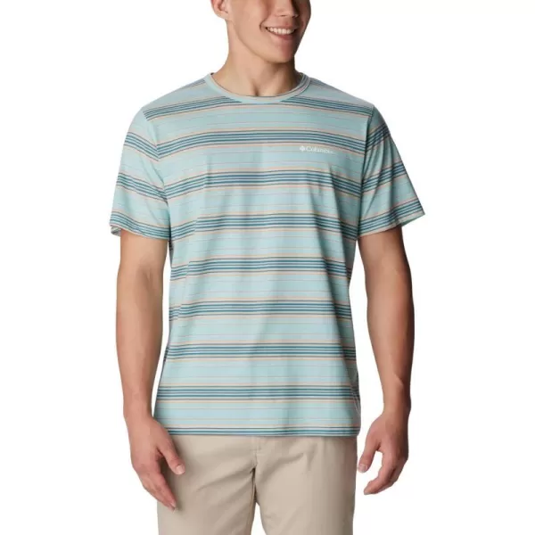 imageColumbia Mens Thistletown Hills Printed Short Sleeve TeeSpray Thistletown Stripe