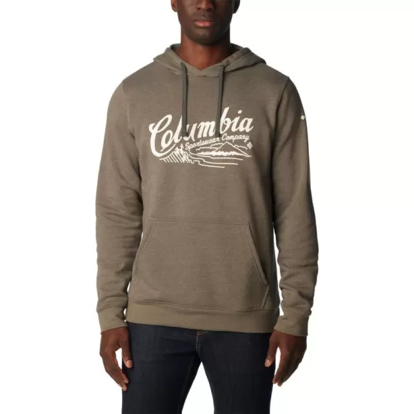 imageColumbia Mens Trek Graphic HoodieCharcoal HeatherScripted Scene