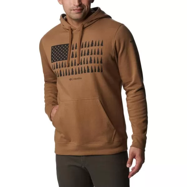 imageColumbia Mens Trek Graphic HoodieDelta  Treeline Flag Graphic