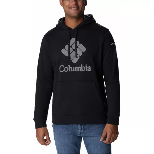 imageColumbia Mens Trek HoodieBlackCsc Stacked Logo
