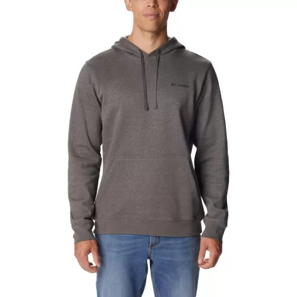 imageColumbia Mens Trek HoodieCharcoal HeatherCsc Sleeve Logo
